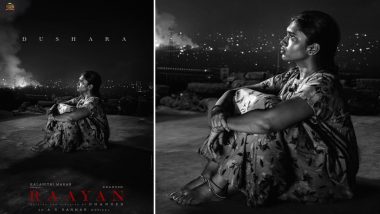 Dushara Vijayan in Raayan: Makers Drop Sombre First Look Poster of Actress From Dhanush’s Upcoming Directorial (View Pic)